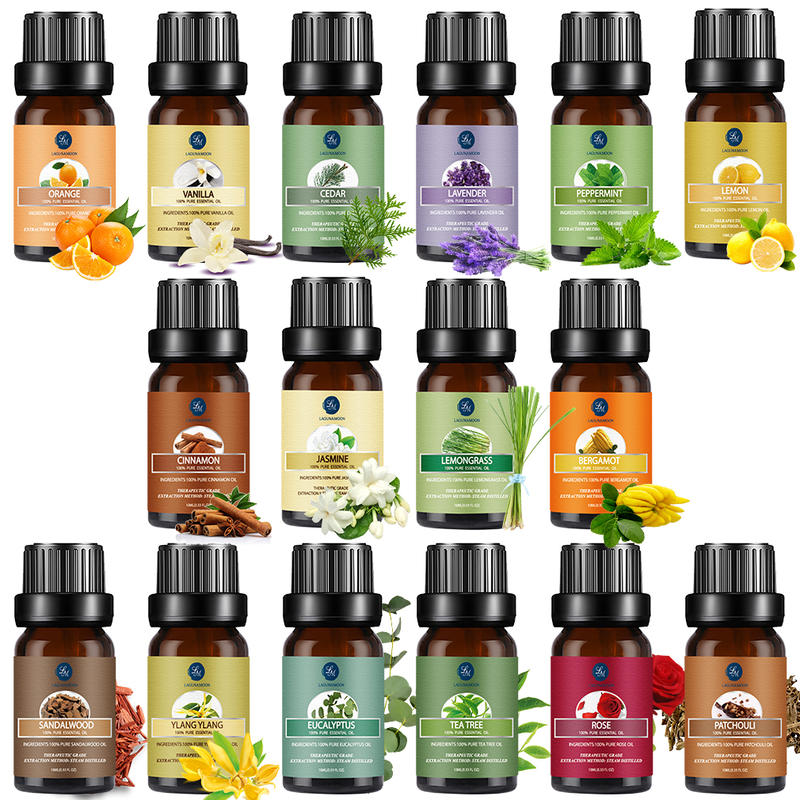 LAGUNAMOON  Pure Organic Essential Oils Set