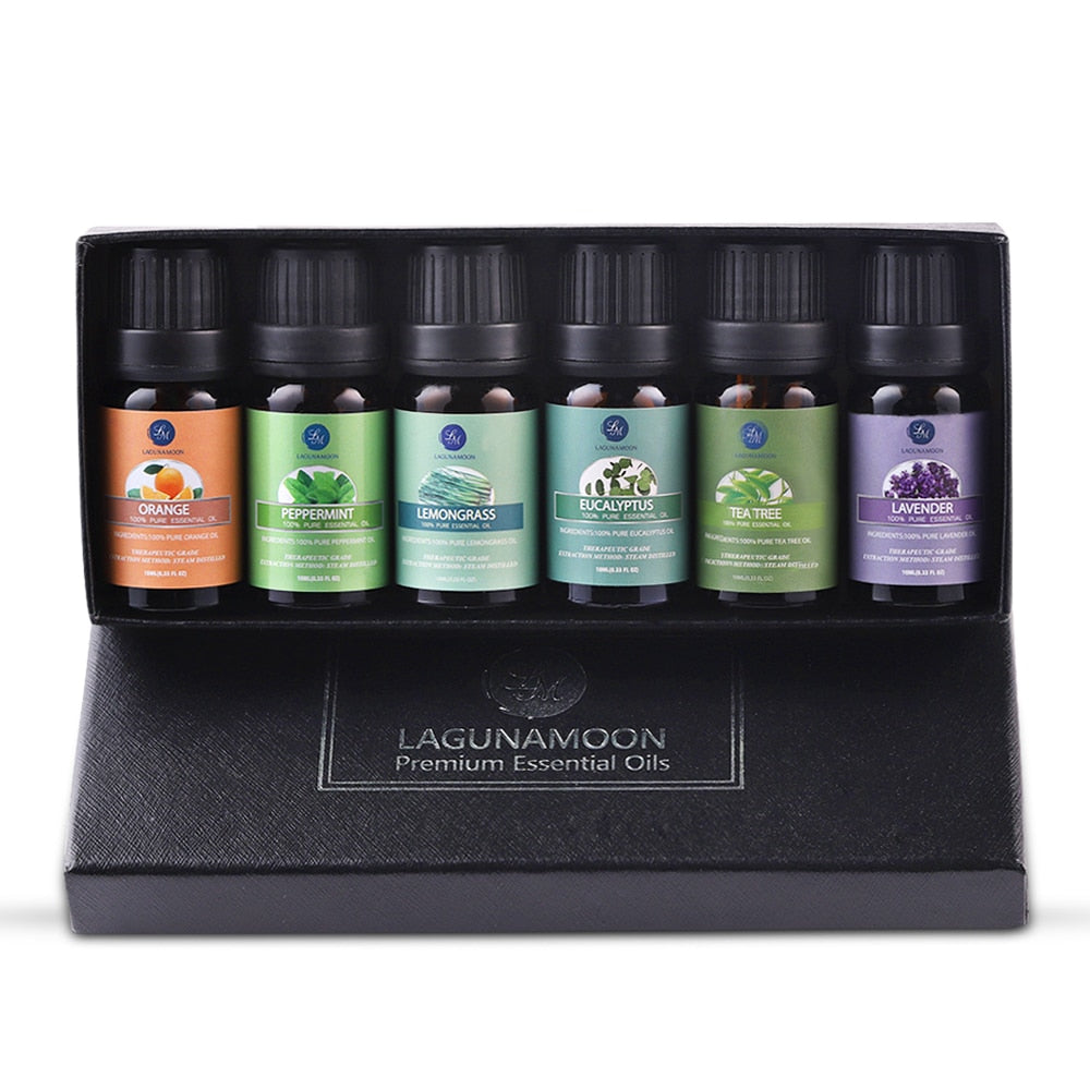 Lagunamoon Pure Essential Oils 10ML 6pcs