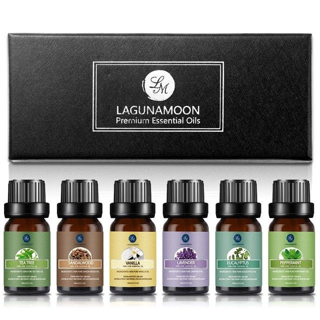 Lagunamoon Pure Essential Oils 10ML 6pcs